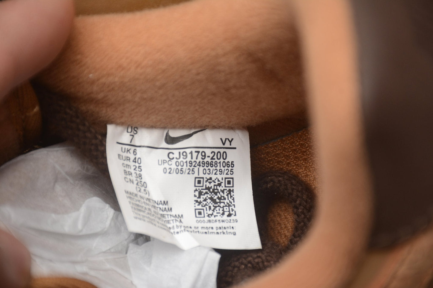 Fabrika Supply Air Force 1 Low “Handmade Caramel” | sapatilhas Sole Rua