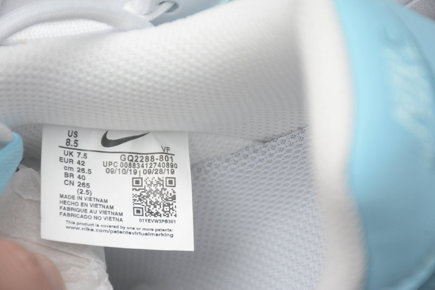 Fabrika Supply Air Force 1 Low “Love Real” White / Sky Blue | sapatilhas Sole Rua