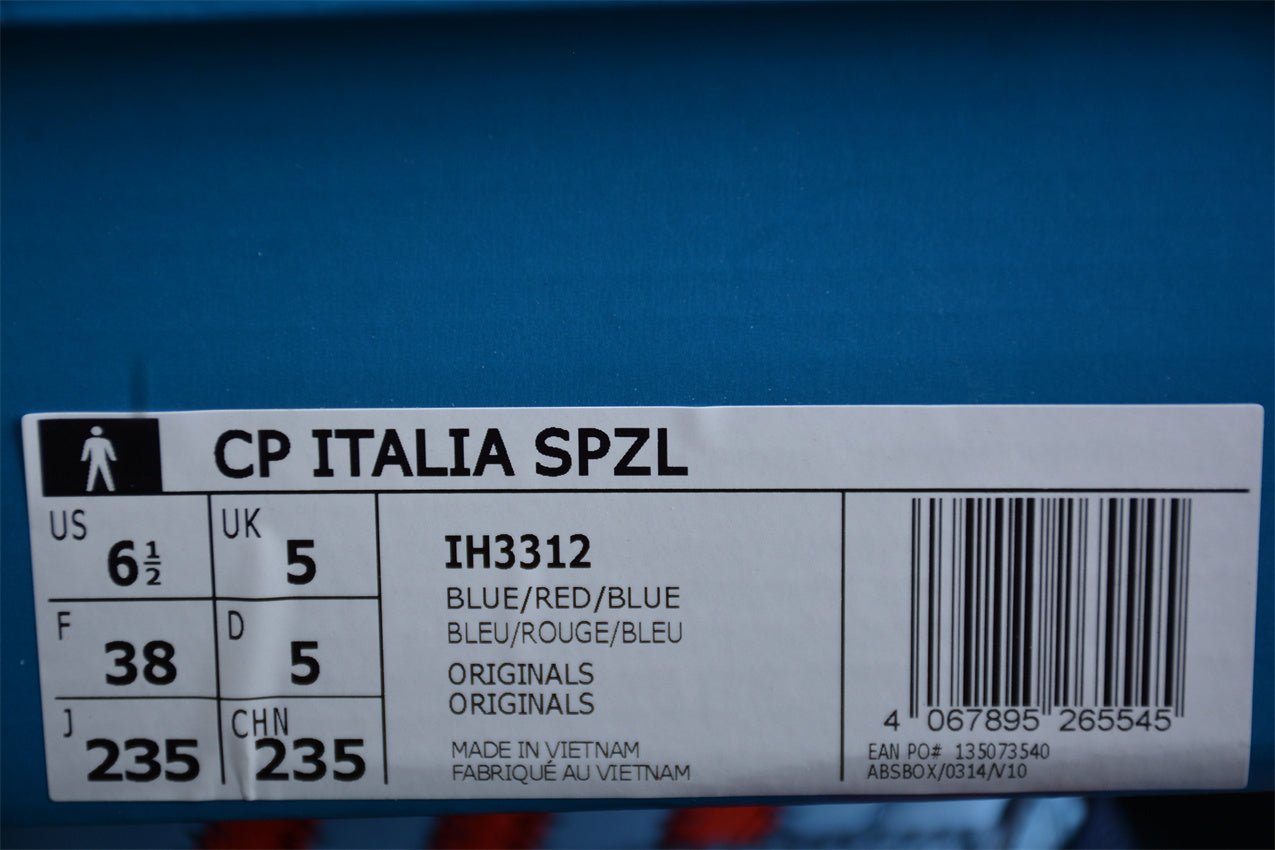 Fabrika Supply Handball Spezial CP Italia Light Blue / Red | sapatilhas Sole Rua