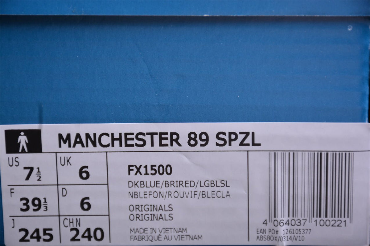 Fabrika Supply Handball Spezial Manchester 89 Navy / Red | sapatilhas Sole Rua