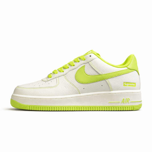 Fabrika Supply Air Force 1 ’07 White / Lime Green | sapatilhas Sole Rua