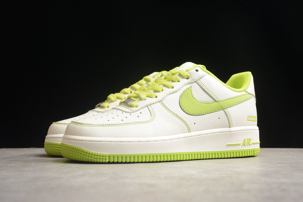 Fabrika Supply Air Force 1 ’07 White / Lime Green | sapatilhas Sole Rua