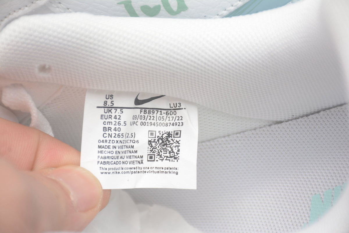 Fabrika Supply Air Force 1 ’07 White / Sky Blue | sapatilhas Sole Rua