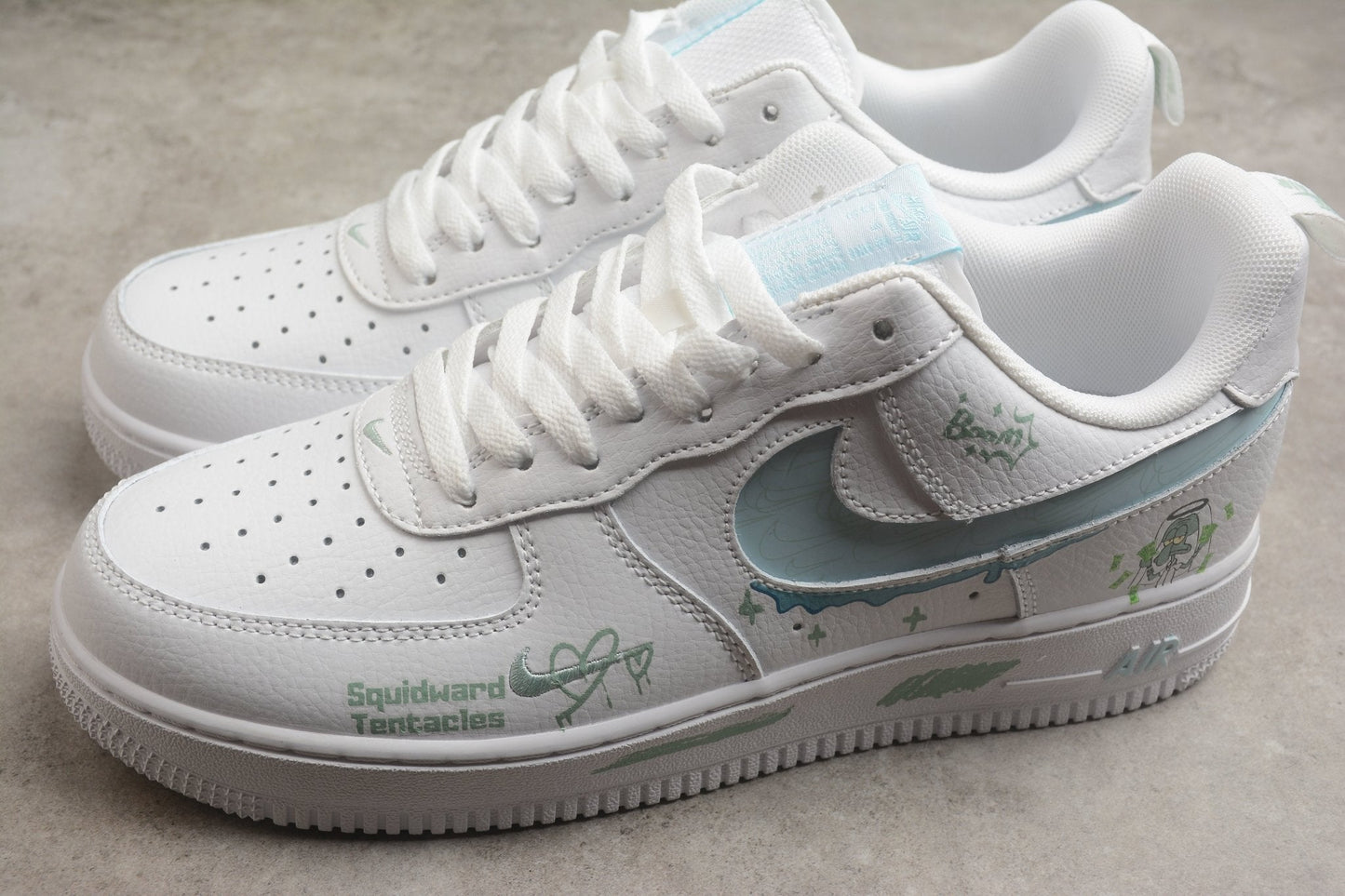 Fabrika Supply Air Force 1 ’07 White / Sky Blue | sapatilhas Sole Rua