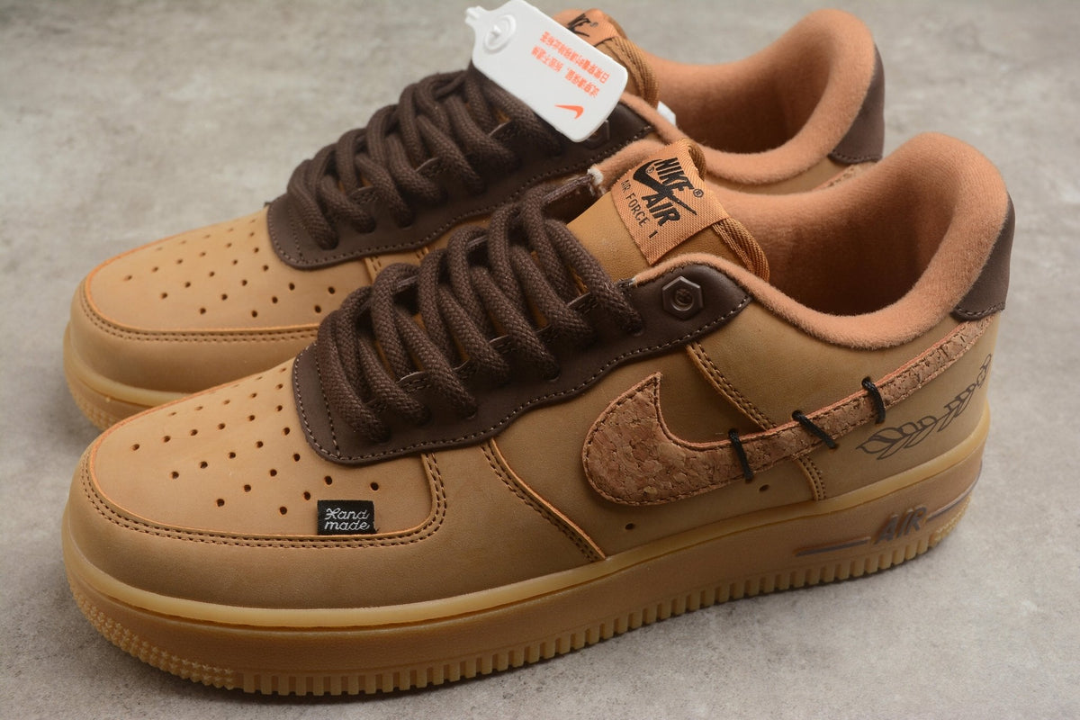 Fabrika Supply Air Force 1 Low “Handmade Caramel” | sapatilhas Sole Rua