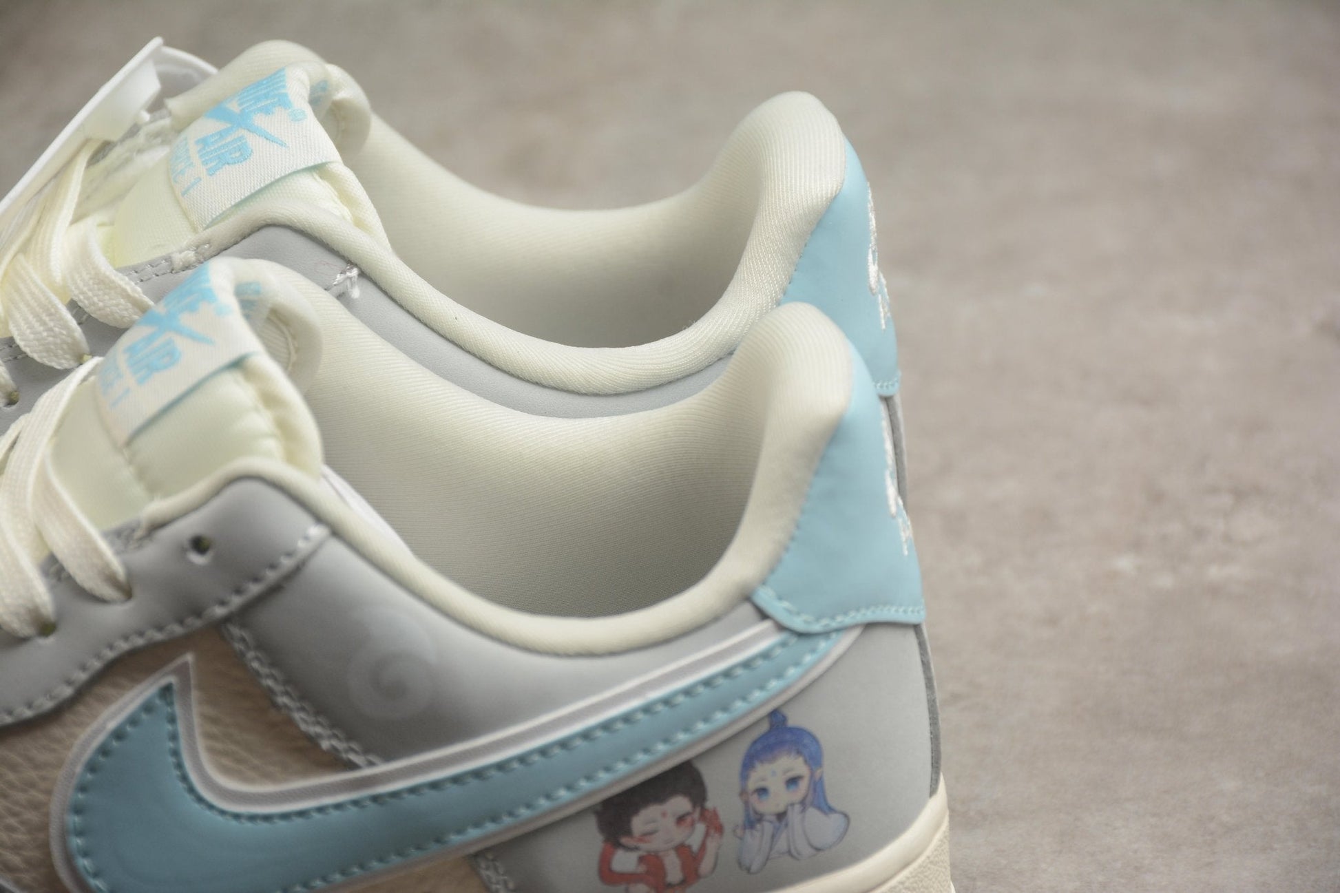 Fabrika Supply Air Force 1 Low “Nezha” Beige / Sky Blue | sapatilhas Sole Rua