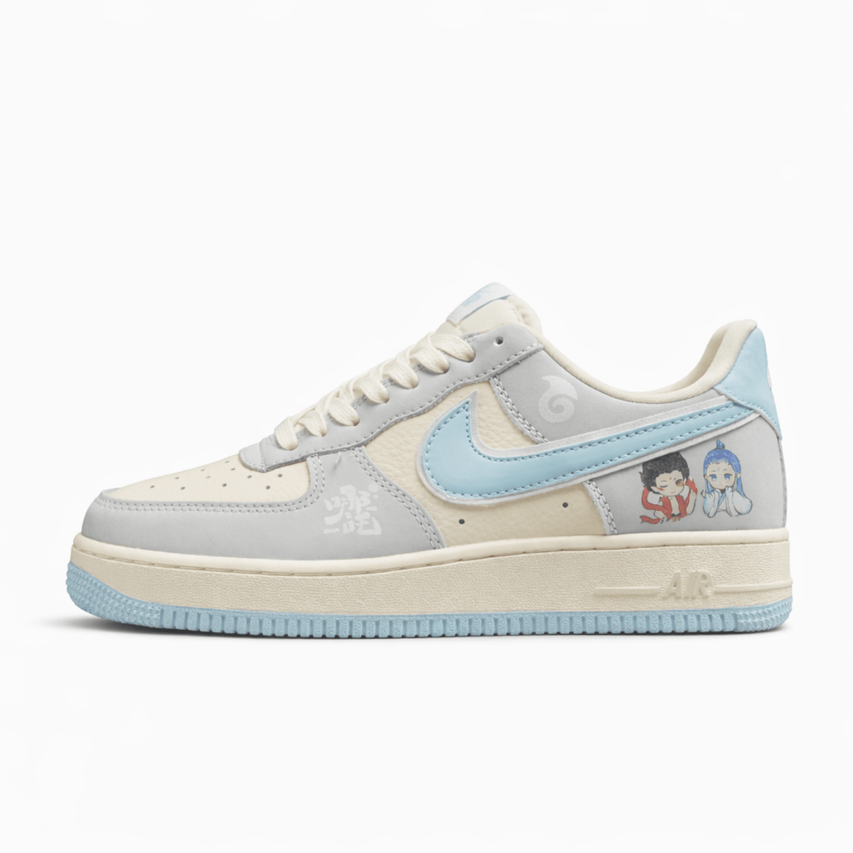 Fabrika Supply Air Force 1 Low “Nezha” Beige / Sky Blue | sapatilhas Sole Rua