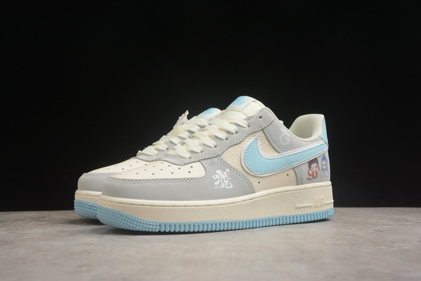 Fabrika Supply Air Force 1 Low “Nezha” Beige / Sky Blue | sapatilhas Sole Rua