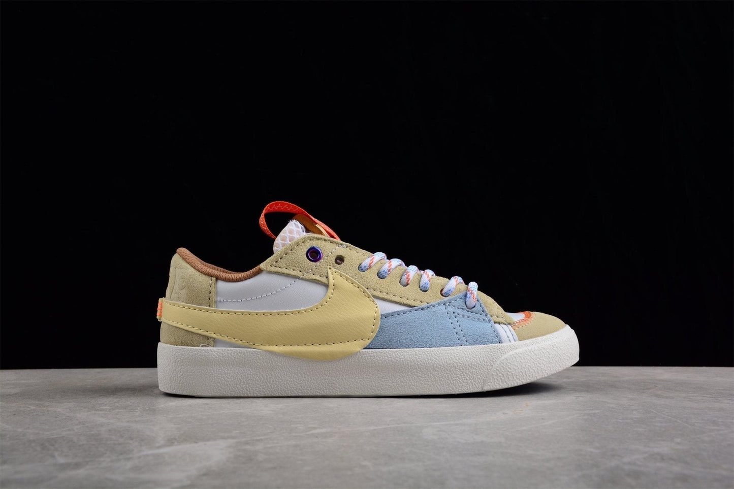 Fabrika Supply Blazer Low ’77 Beige / Blue / White | sapatilhas Sole Rua