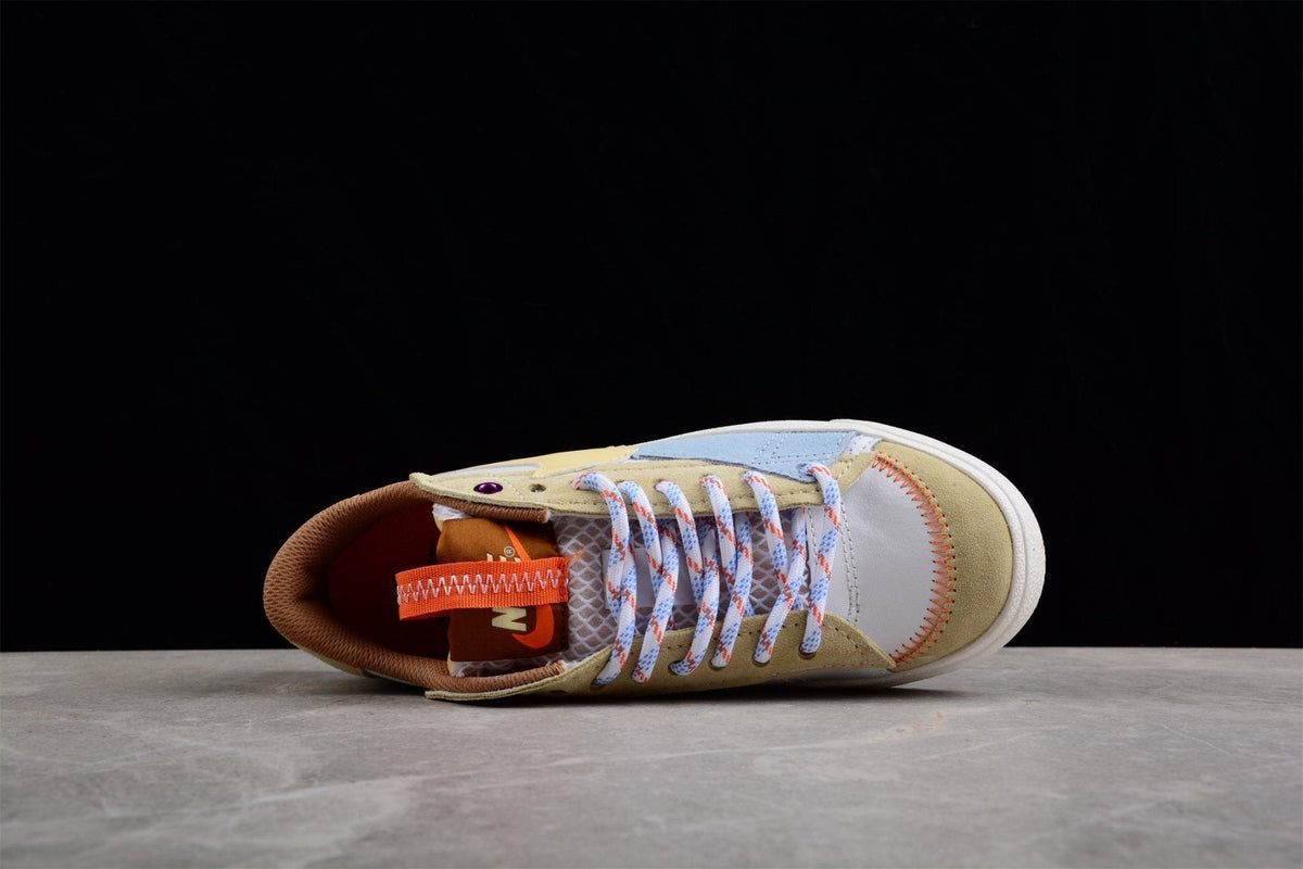 Fabrika Supply Blazer Low ’77 Beige / Blue / White | sapatilhas Sole Rua