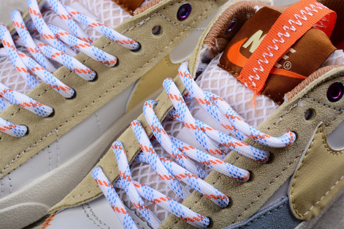 Fabrika Supply Blazer Low ’77 Beige / Blue / White | sapatilhas Sole Rua