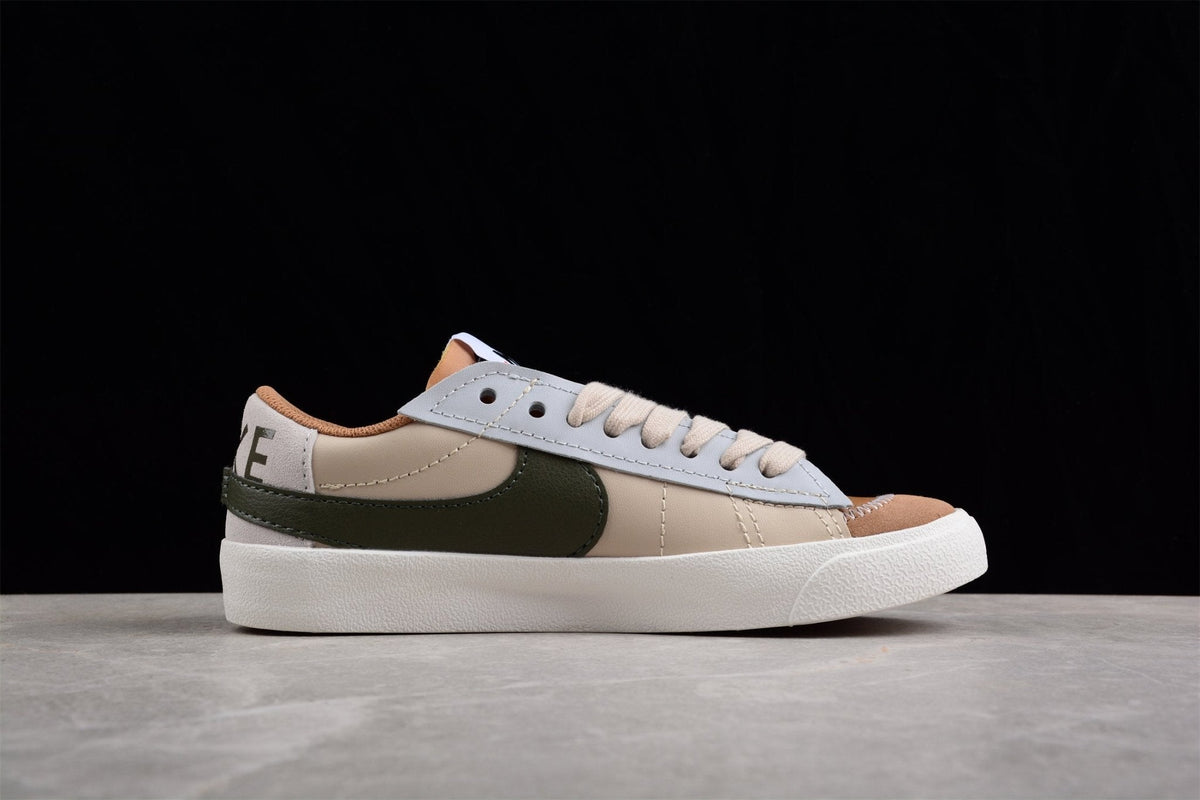 Fabrika Supply Blazer Low ’77 Beige / Olive Green | sapatilhas Sole Rua