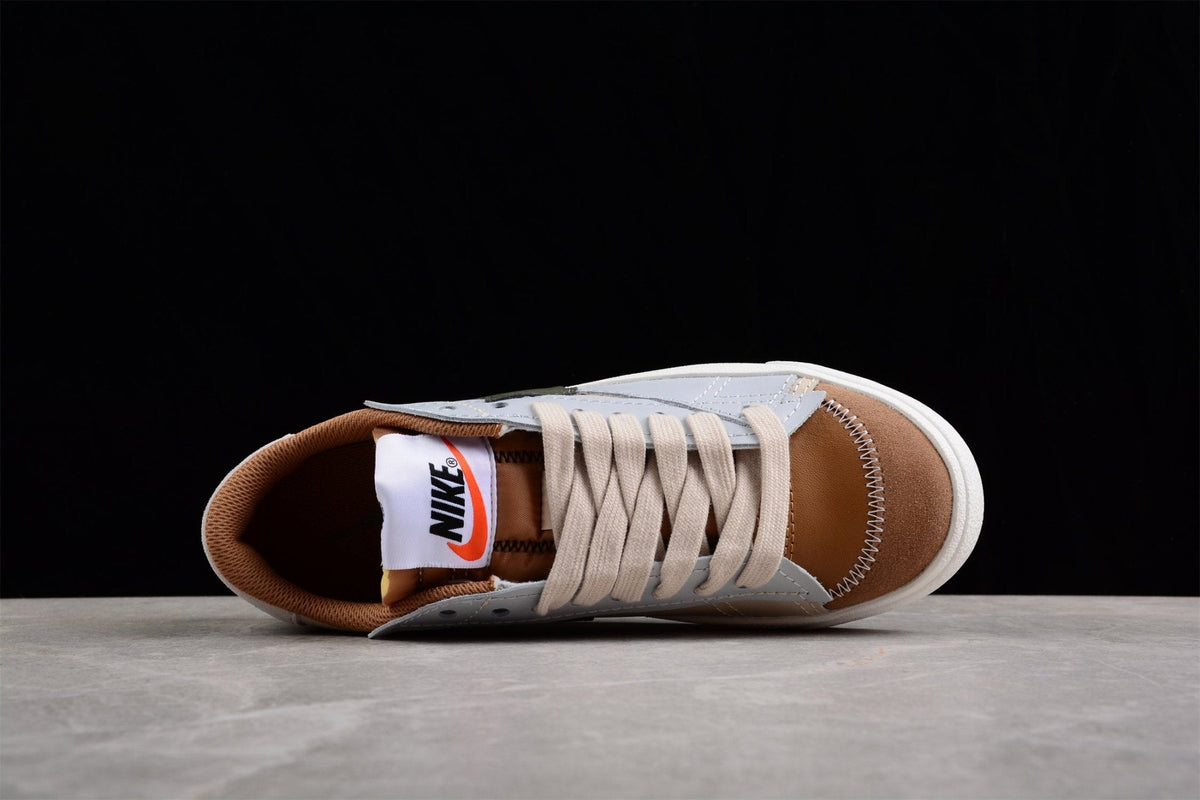 Fabrika Supply Blazer Low ’77 Beige / Olive Green | sapatilhas Sole Rua