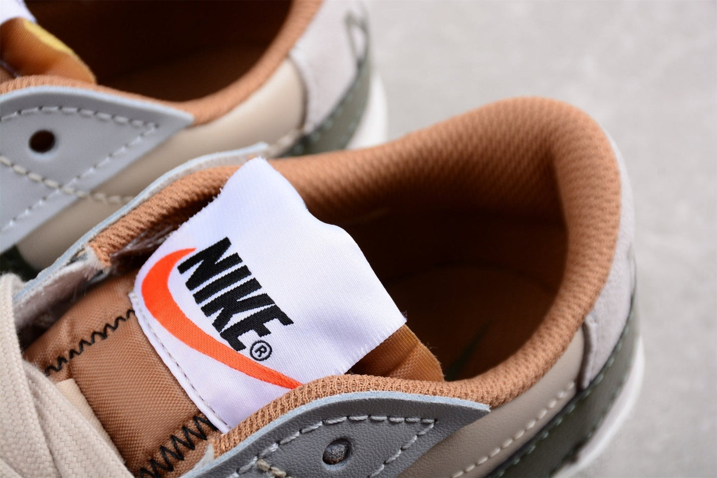 Fabrika Supply Blazer Low ’77 Beige / Olive Green | sapatilhas Sole Rua