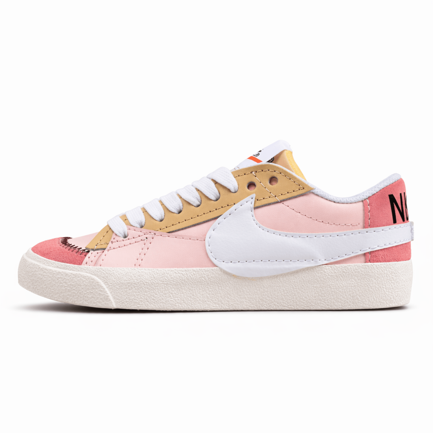 Fabrika Supply Blazer Low ’77 Pink / Beige / White | sapatilhas Sole Rua
