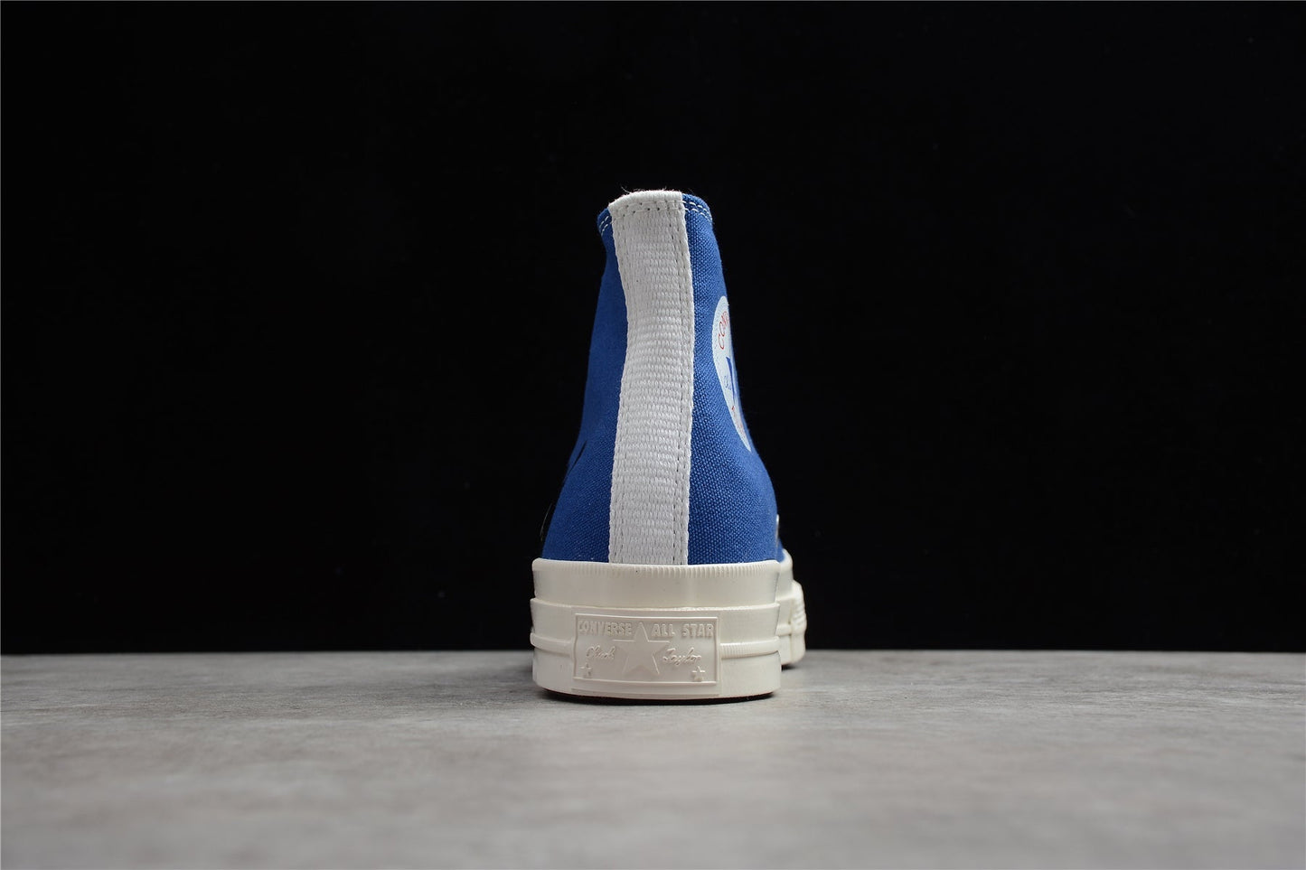 Fabrika Supply Comme des Garçons Play Chuck 70 HI Platform Blue | sapatilhas Sole Rua