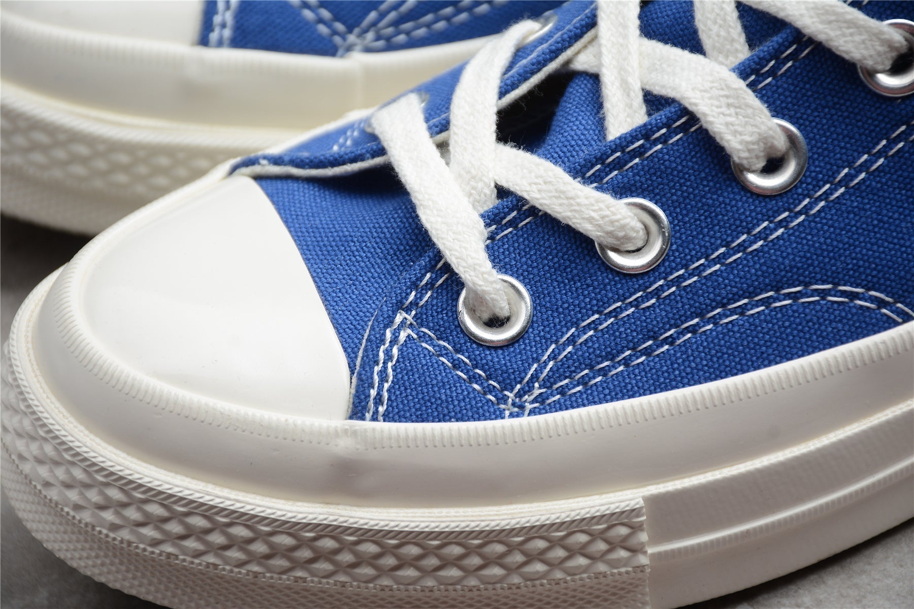 Fabrika Supply Comme des Garçons Play Chuck 70 HI Platform Blue | sapatilhas Sole Rua