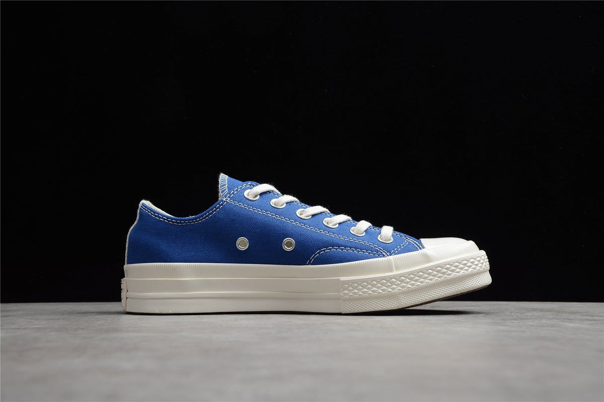 Fabrika Supply Comme des Garçons Play Chuck 70 Low Platform Blue | sapatilhas Sole Rua