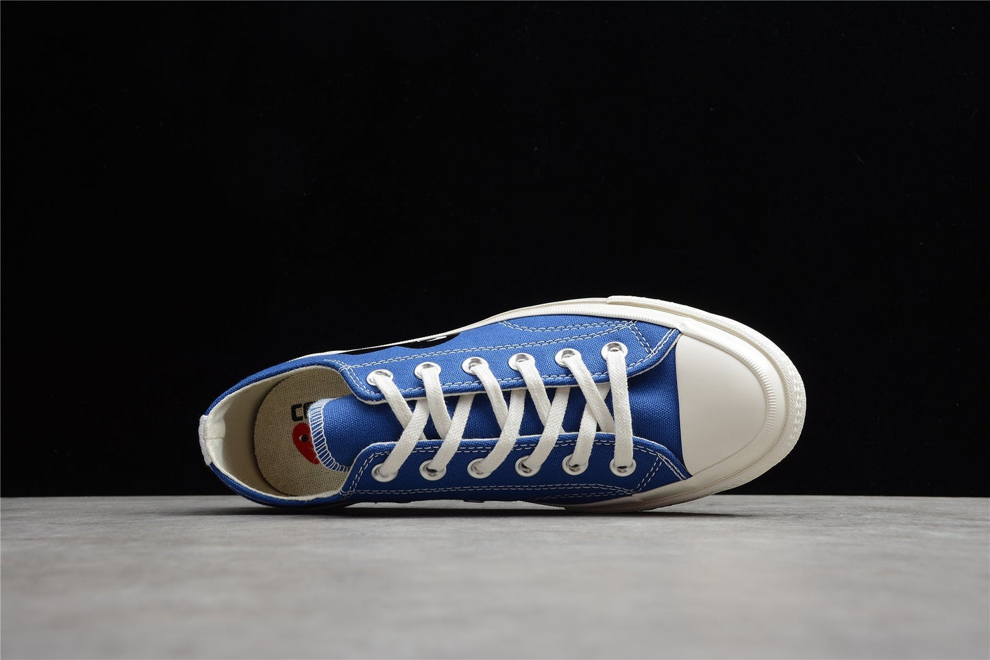 Fabrika Supply Comme des Garçons Play Chuck 70 Low Platform Blue | sapatilhas Sole Rua