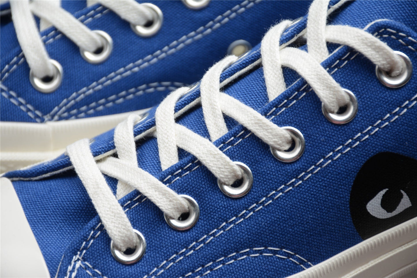 Fabrika Supply Comme des Garçons Play Chuck 70 Low Platform Blue | sapatilhas Sole Rua