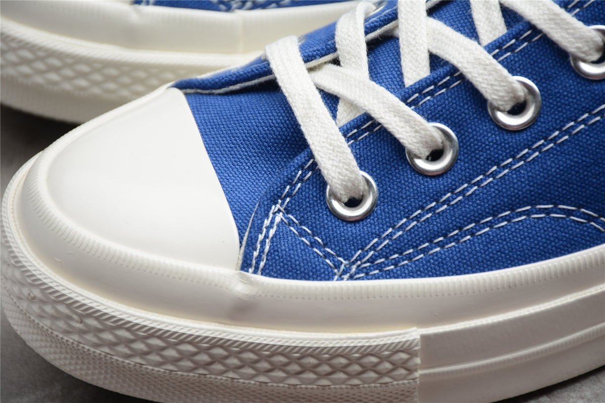 Fabrika Supply Comme des Garçons Play Chuck 70 Low Platform Blue | sapatilhas Sole Rua
