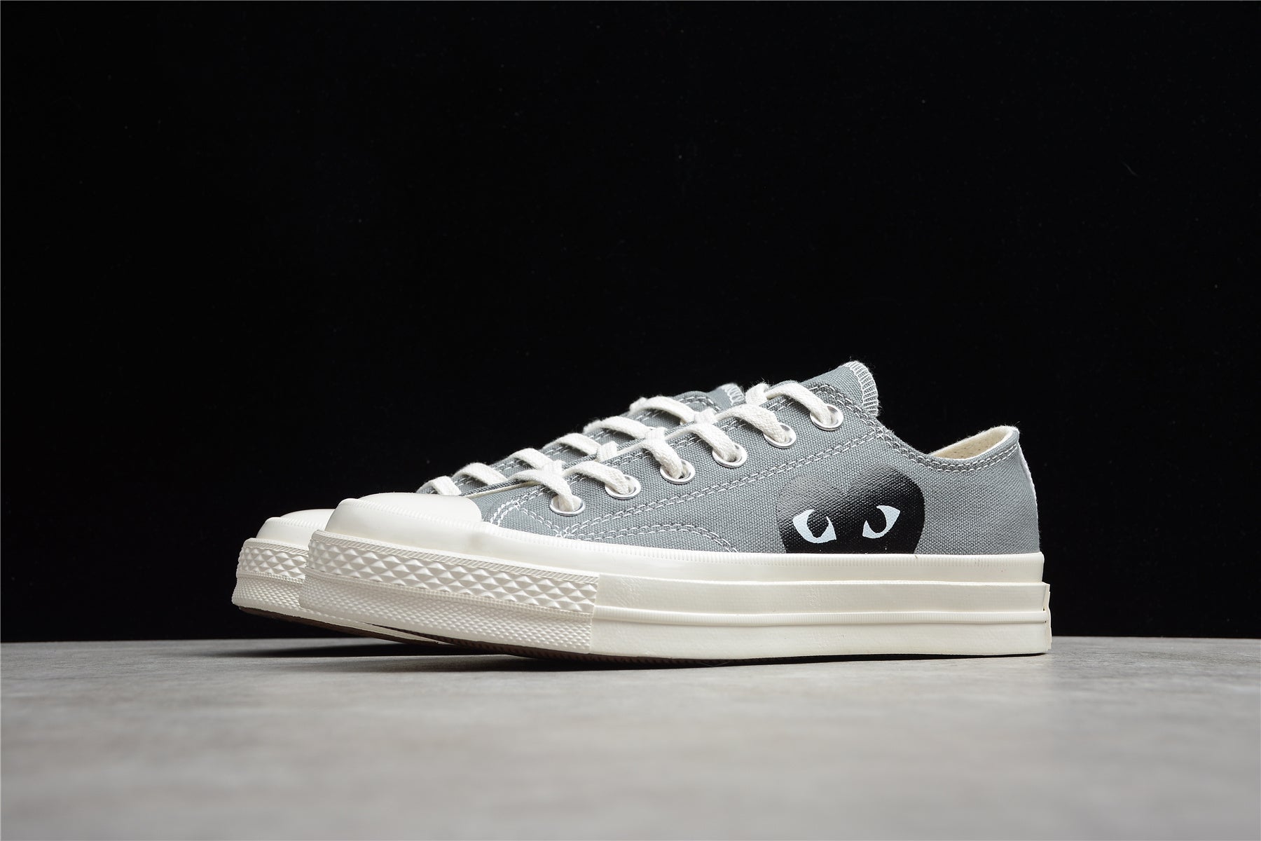 Fabrika Supply Comme des Garçons Play Chuck 70 Low Platform Grey | sapatilhas Sole Rua