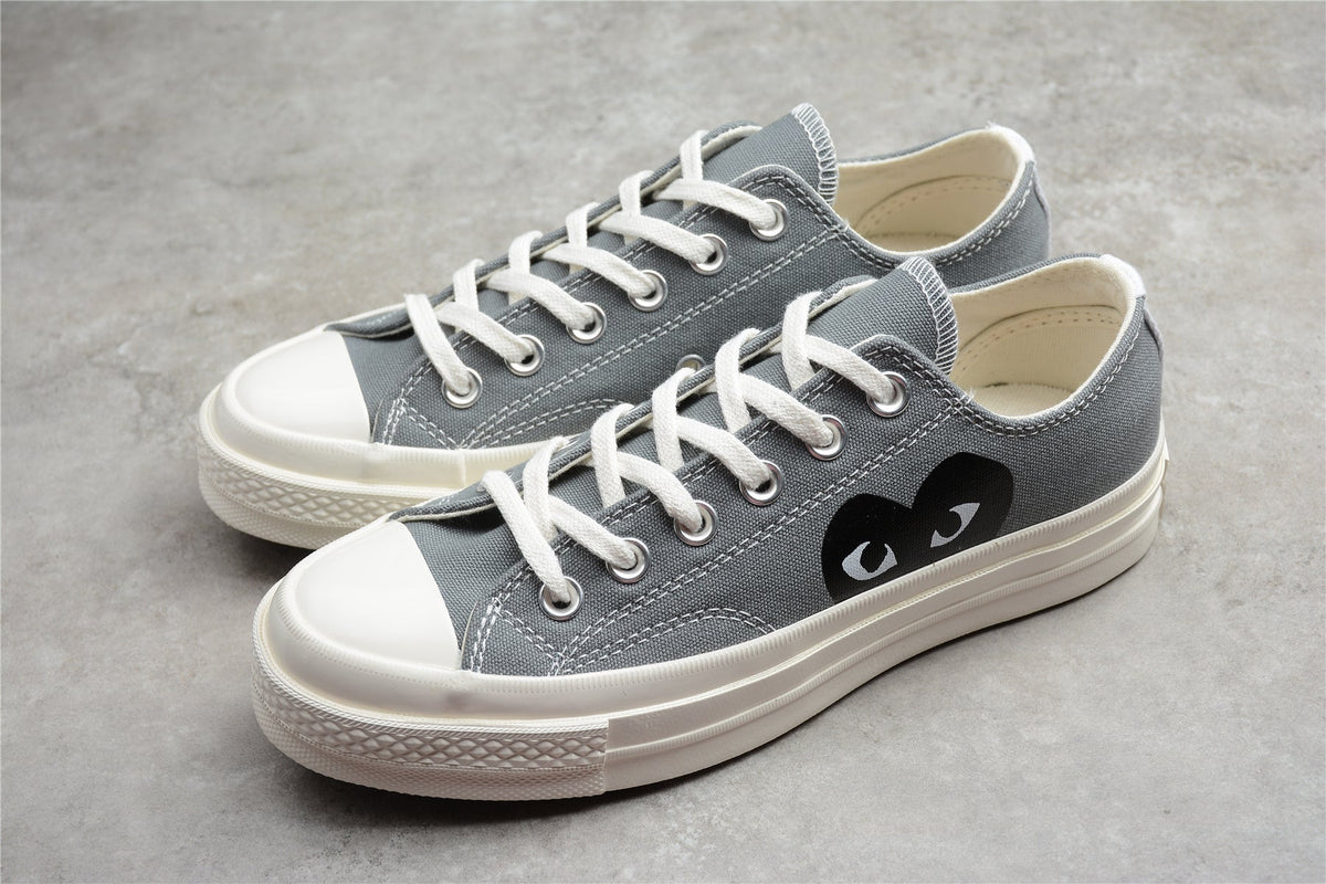 Fabrika Supply Comme des Garçons Play Chuck 70 Low Platform Grey | sapatilhas Sole Rua