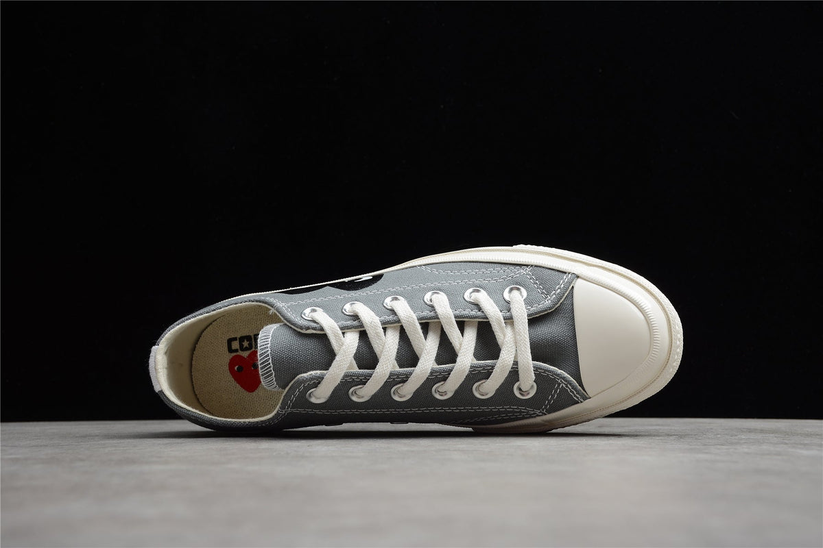 Fabrika Supply Comme des Garçons Play Chuck 70 Low Platform Grey | sapatilhas Sole Rua