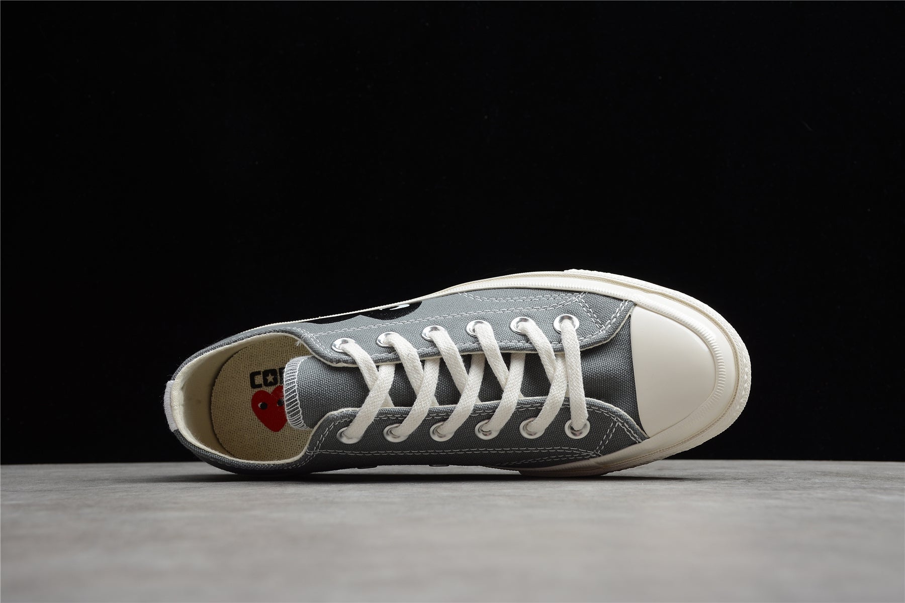Fabrika Supply Comme des Garçons Play Chuck 70 Low Platform Grey | sapatilhas Sole Rua