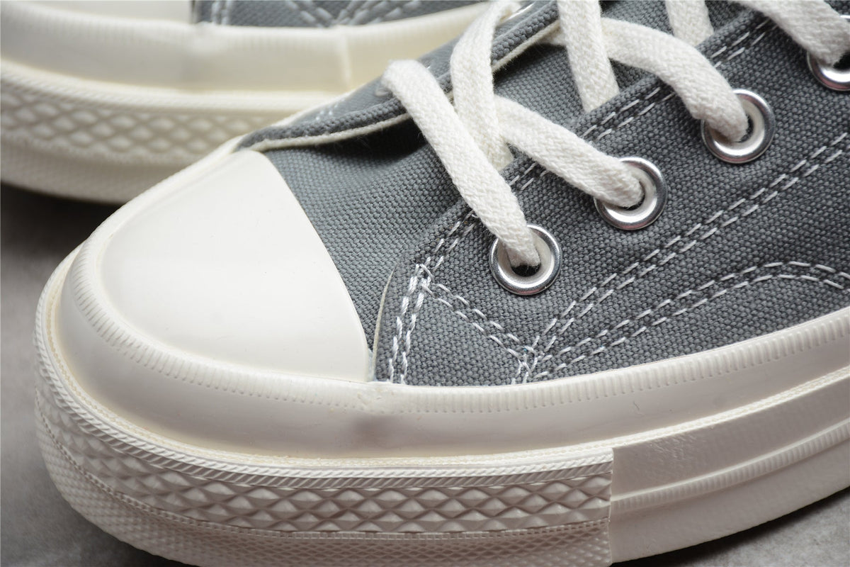 Fabrika Supply Comme des Garçons Play Chuck 70 Low Platform Grey | sapatilhas Sole Rua