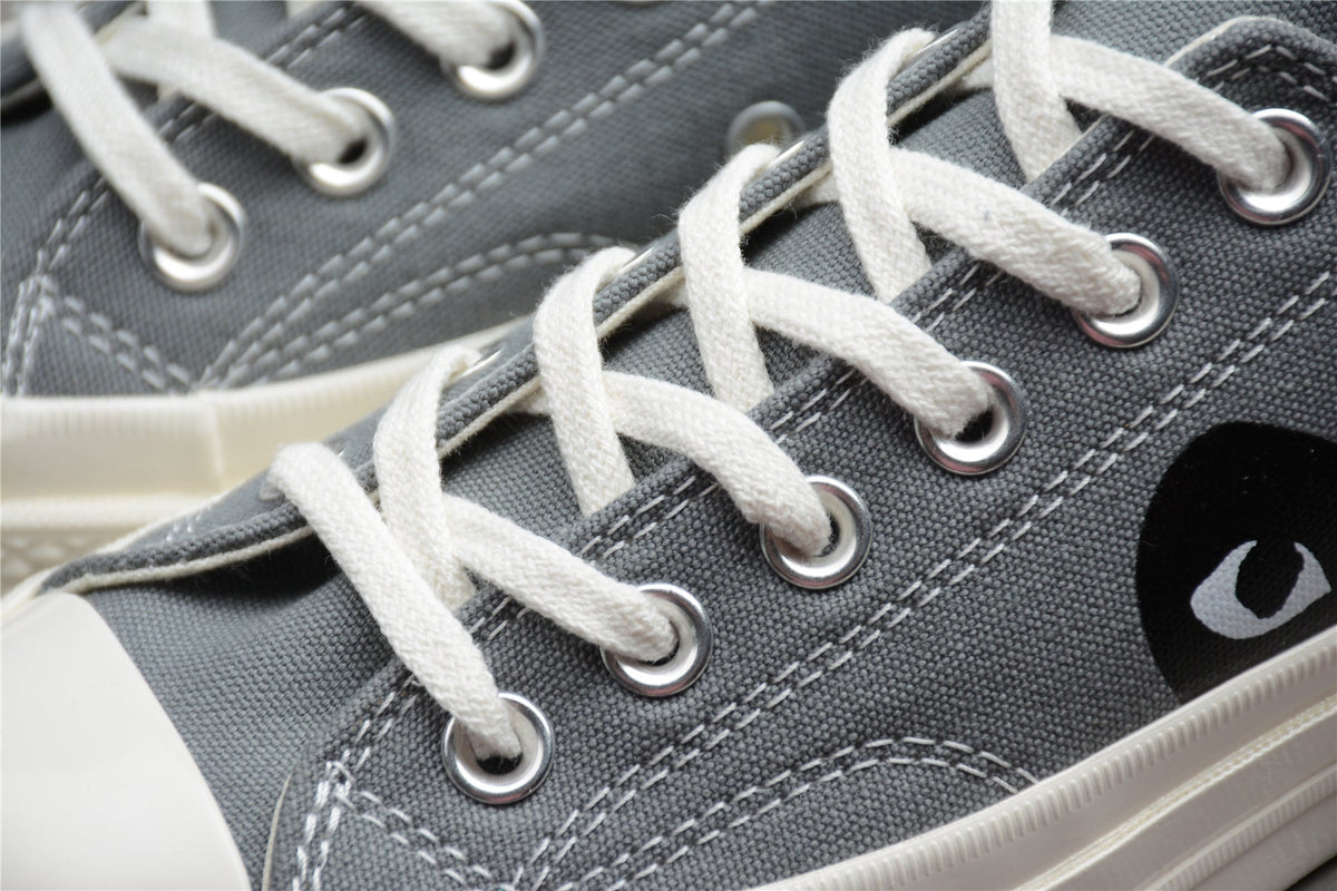Fabrika Supply Comme des Garçons Play Chuck 70 Low Platform Grey | sapatilhas Sole Rua
