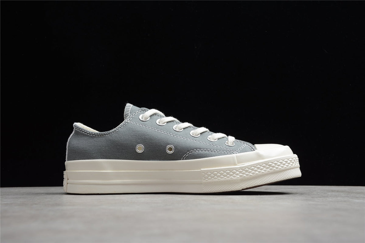 Fabrika Supply Comme des Garçons Play Chuck 70 Low Platform Grey | sapatilhas Sole Rua