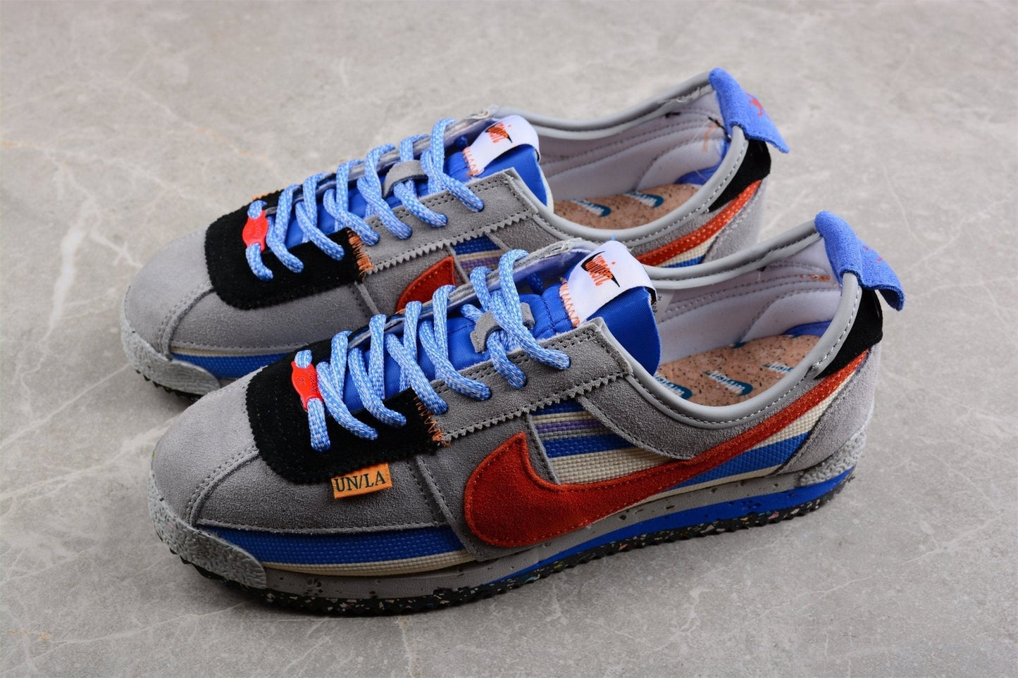 Essenza Rosa Cortez SP “Union LA” Grey / Blue / Red | sapatilhas Sole Rua