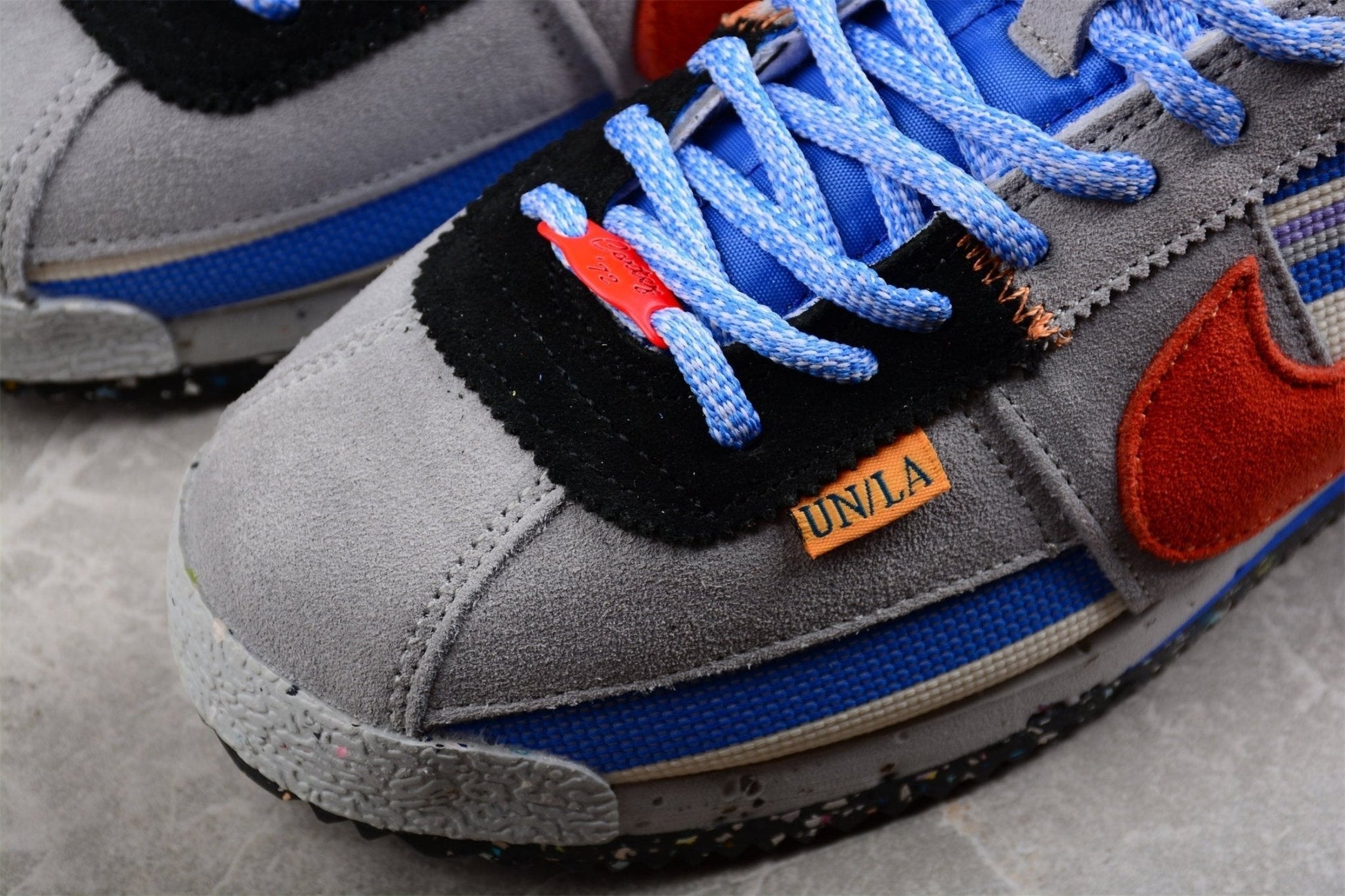 Essenza Rosa Cortez SP “Union LA” Grey / Blue / Red | sapatilhas Sole Rua
