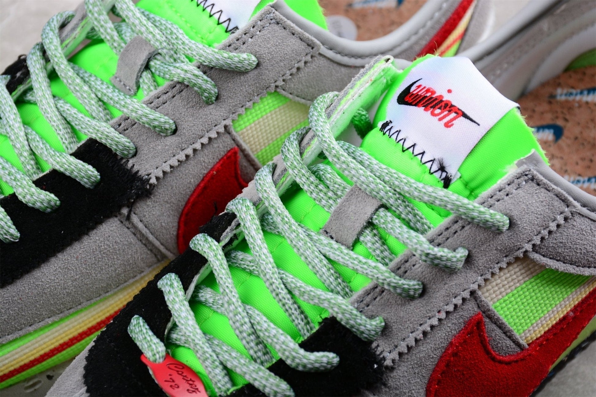 Fabrika Supply Cortez SP “Union LA” Grey / Green / Red | sapatilhas Sole Rua