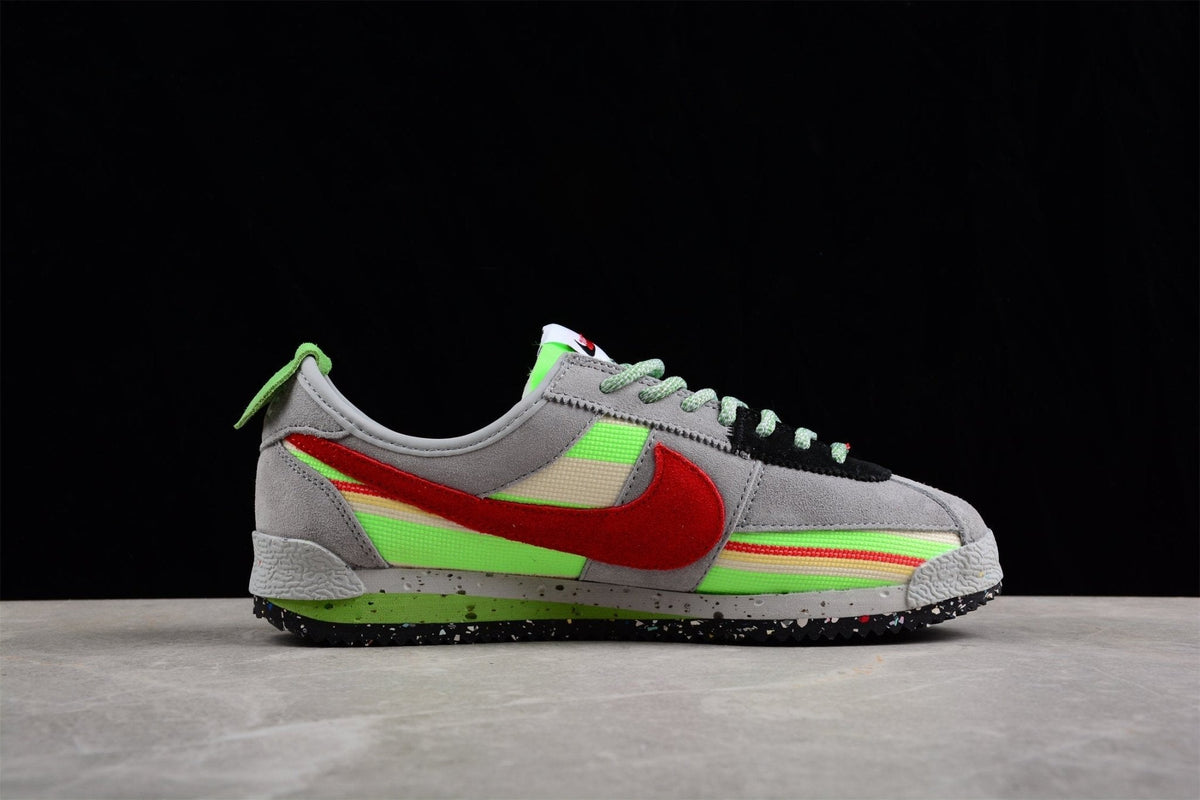 Fabrika Supply Cortez SP “Union LA” Grey / Green / Red | sapatilhas Sole Rua