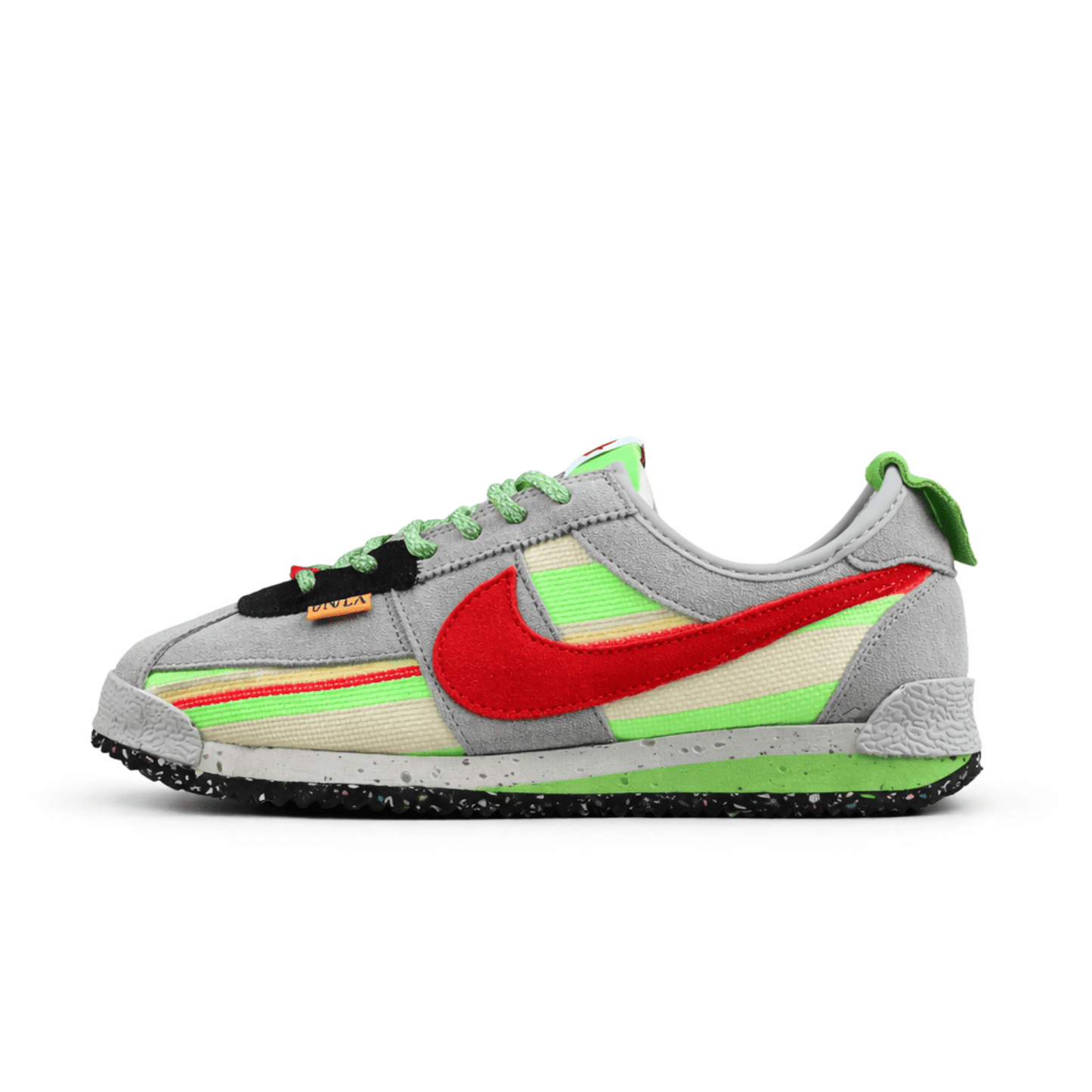 Fabrika Supply Cortez SP “Union LA” Grey / Green / Red | sapatilhas Sole Rua