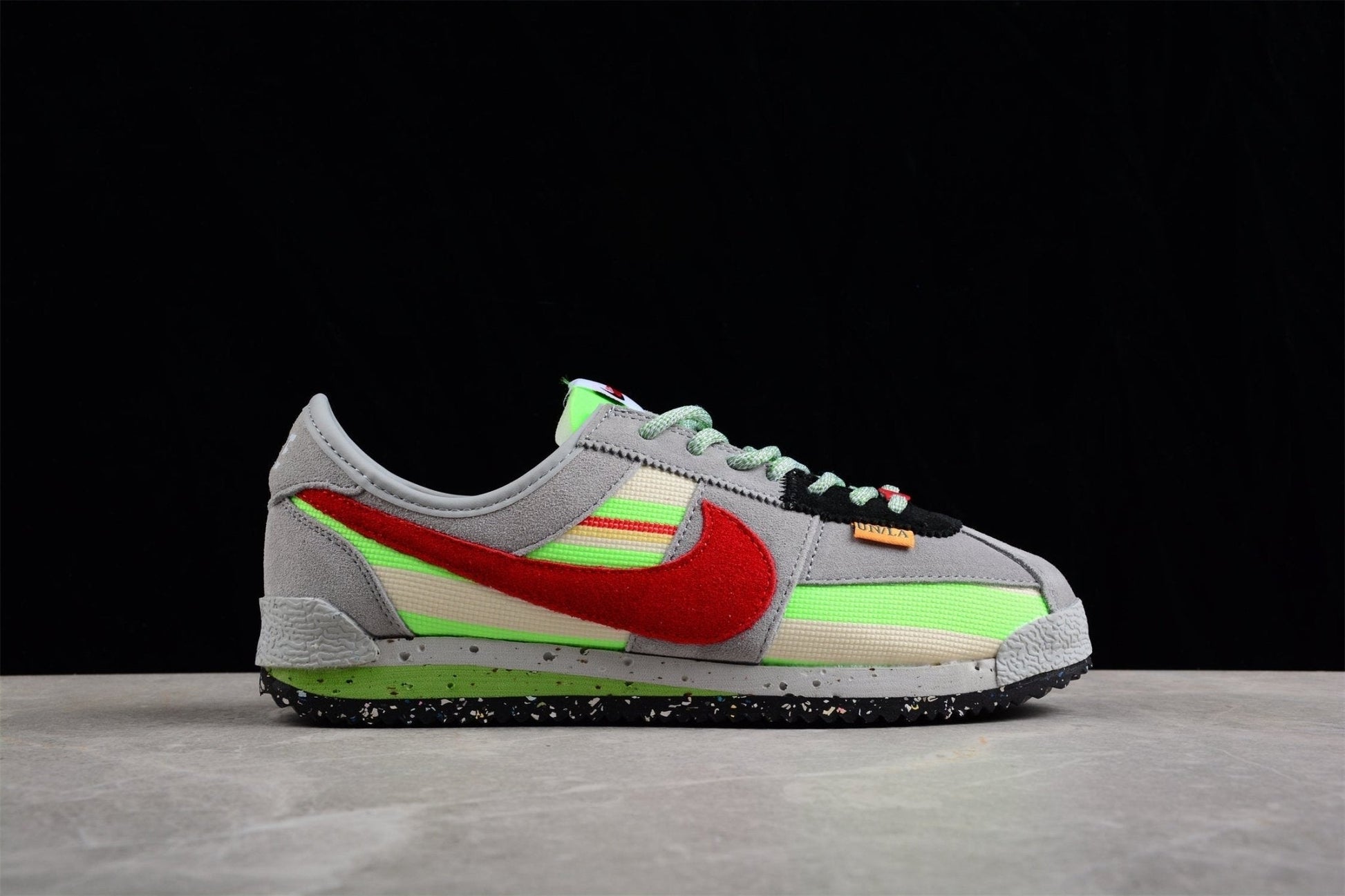 Fabrika Supply Cortez SP “Union LA” Grey / Green / Red | sapatilhas Sole Rua