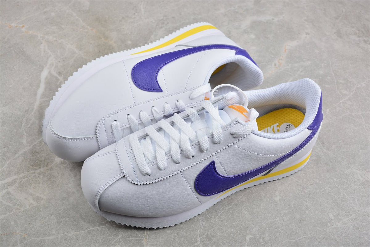 Fabrika Supply Cortez White / Purple / Yellow | sapatilhas Sole Rua