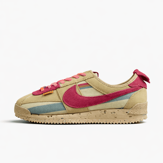 Fabrika Supply Cortez x Union LA Beige / Red / Olive Green | sapatilhas Sole Rua