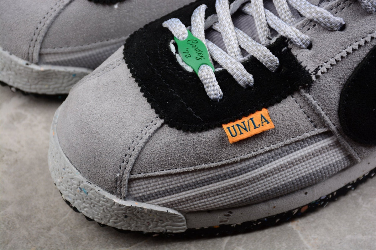 Essenza Rosa Cortez x Union LA Grey / Black | sapatilhas Sole Rua