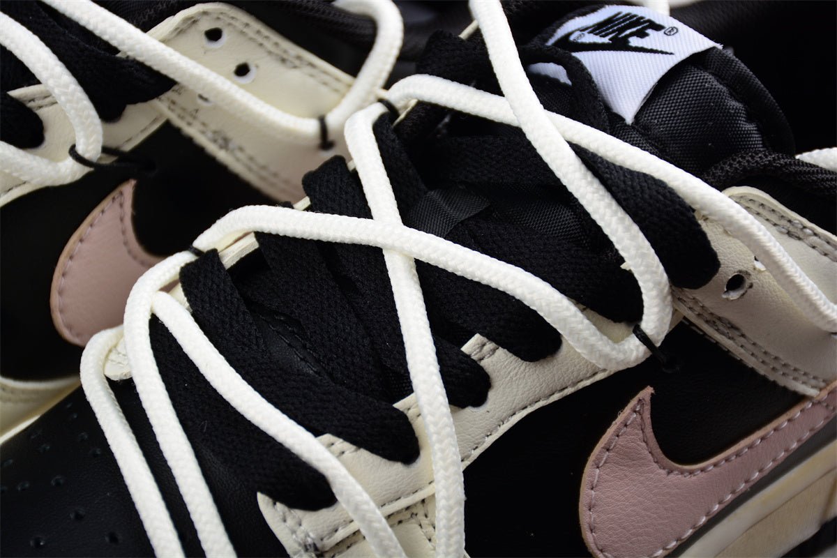 Essenza Rosa Dunk Low Black / Cream / Pastel Pink | sapatilhas Sole Rua