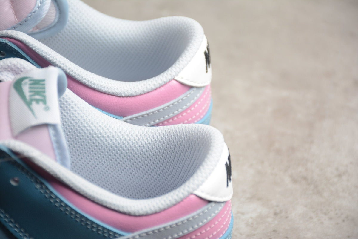Essenza Rosa Dunk Low Blue / Sky Blue / Pastel Pink | sapatilhas Sole Rua
