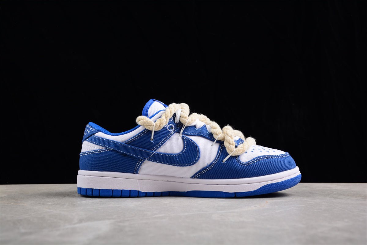 Essenza Rosa Dunk Low Blue / White | sapatilhas Sole Rua