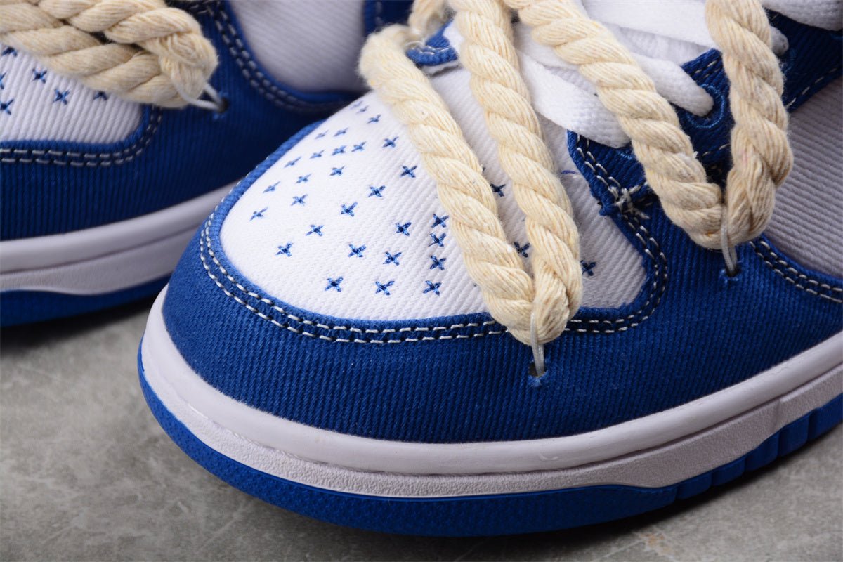 Essenza Rosa Dunk Low Blue / White | sapatilhas Sole Rua