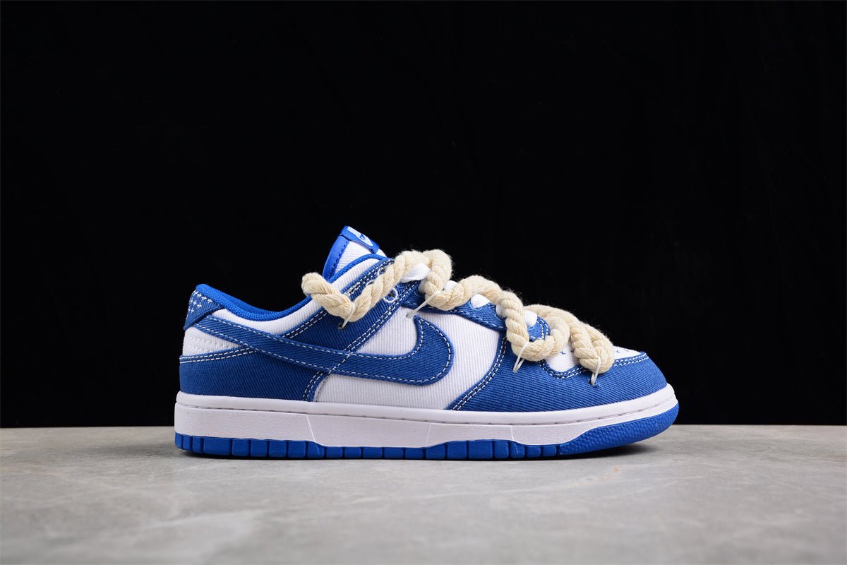 Essenza Rosa Dunk Low Blue / White | sapatilhas Sole Rua