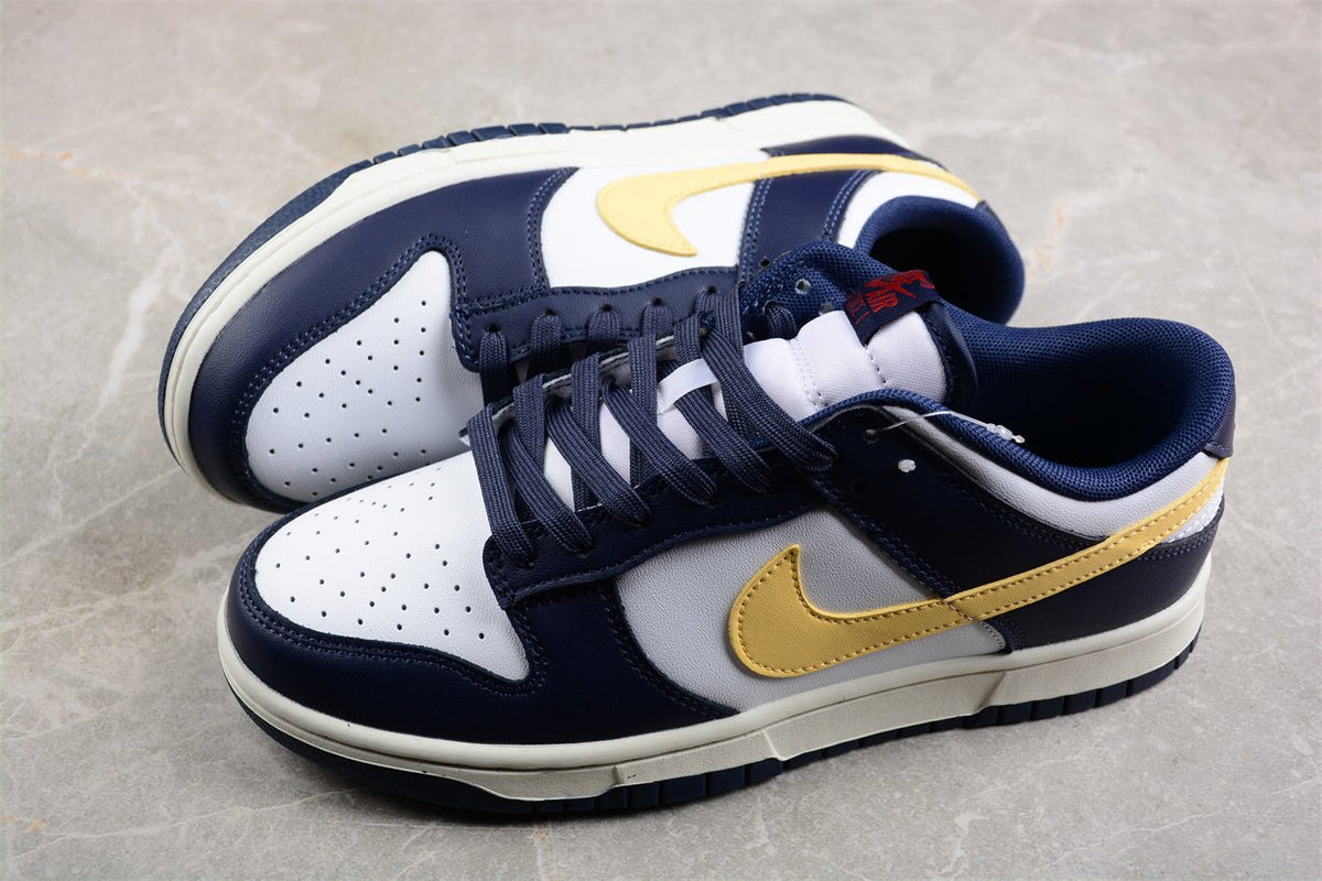Essenza Rosa Dunk Low Navy / White / Yellow | sapatilhas Sole Rua