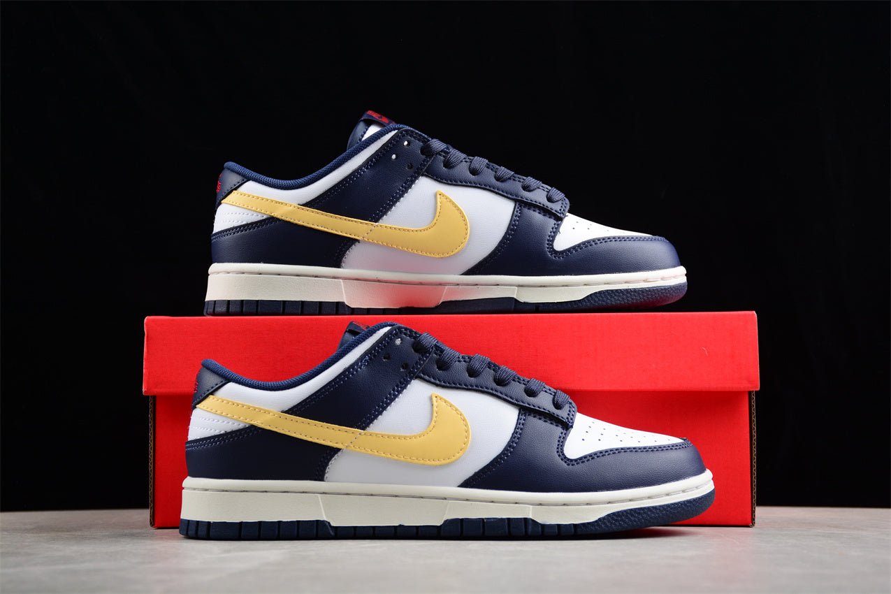 Essenza Rosa Dunk Low Navy / White / Yellow | sapatilhas Sole Rua