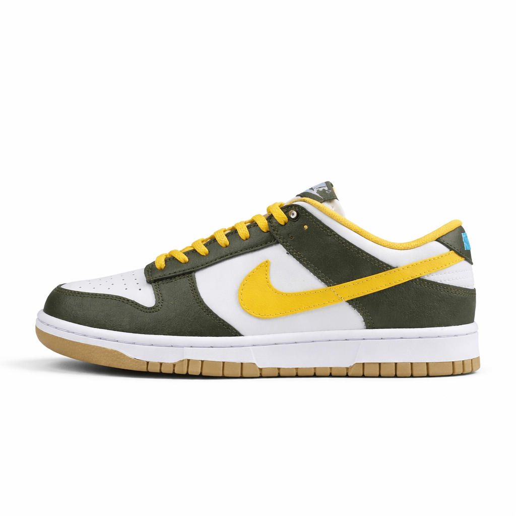 Essenza Rosa Dunk Low White / Green / Yellow | sapatilhas Sole Rua