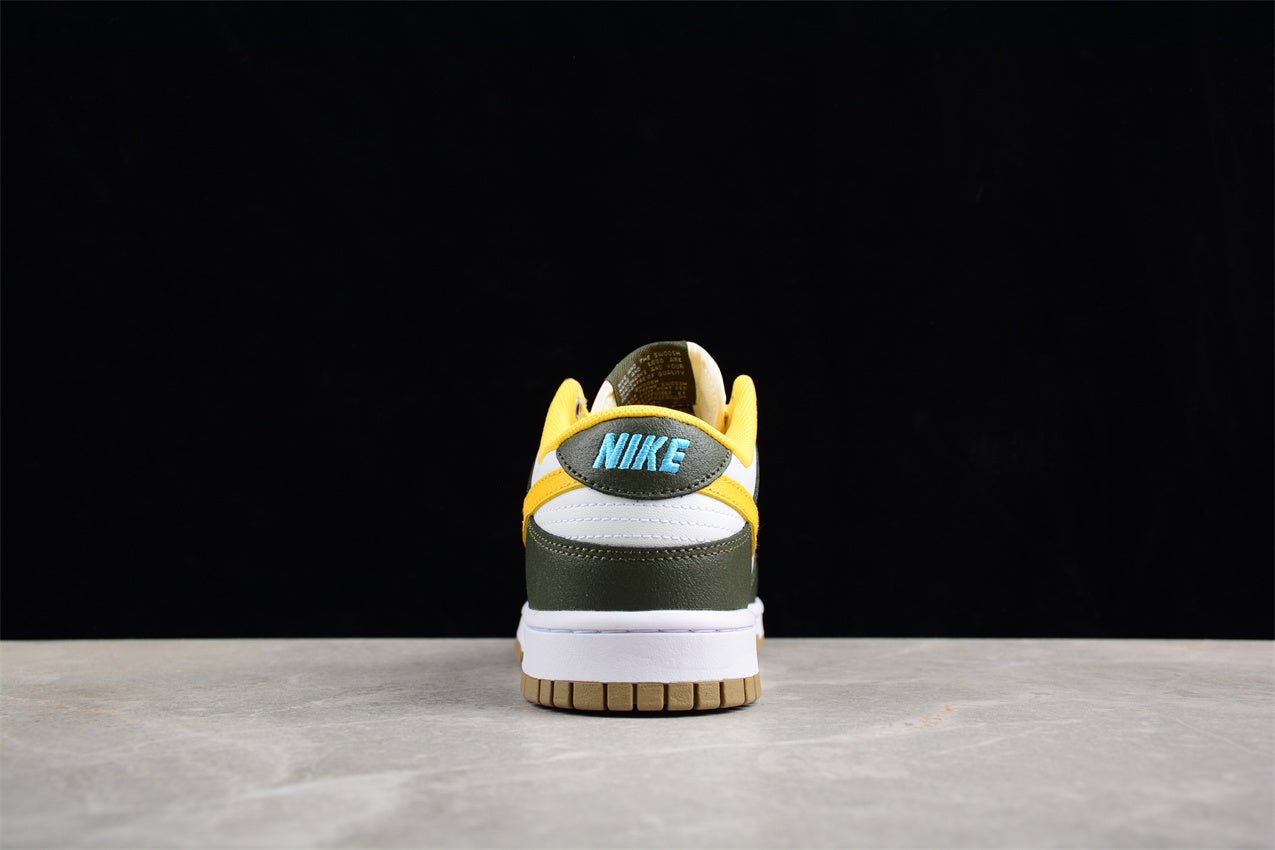Essenza Rosa Dunk Low White / Green / Yellow | sapatilhas Sole Rua